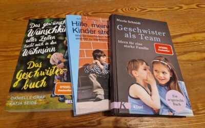 Meine 3 wichtigsten Buchempfehlungen zum Thema Geschwisterstreit