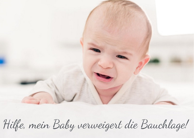 Hilfe, mein Baby verweigert die Bauchlage!