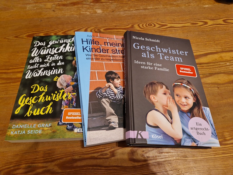 Meine 3 wichtigsten Buchempfehlungen zum Thema Geschwisterstreit