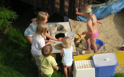 3 und mehr Ideen für freies Spiel mit Sand